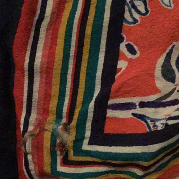 Ett Twa by Anthropologie floral/stripe shorts size medium. - Picture 5 of 6